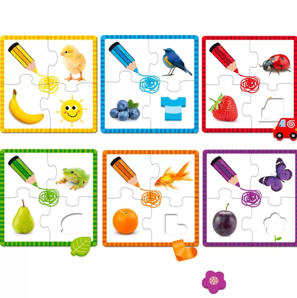 New 6 Color Puzzle Puzzles Y Encajables
