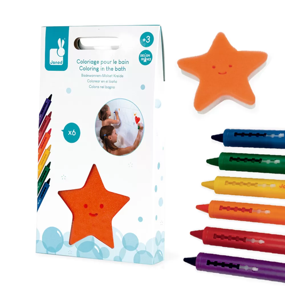 Store Ceras Y Esponja Para Colorear En El Baño Manualidades