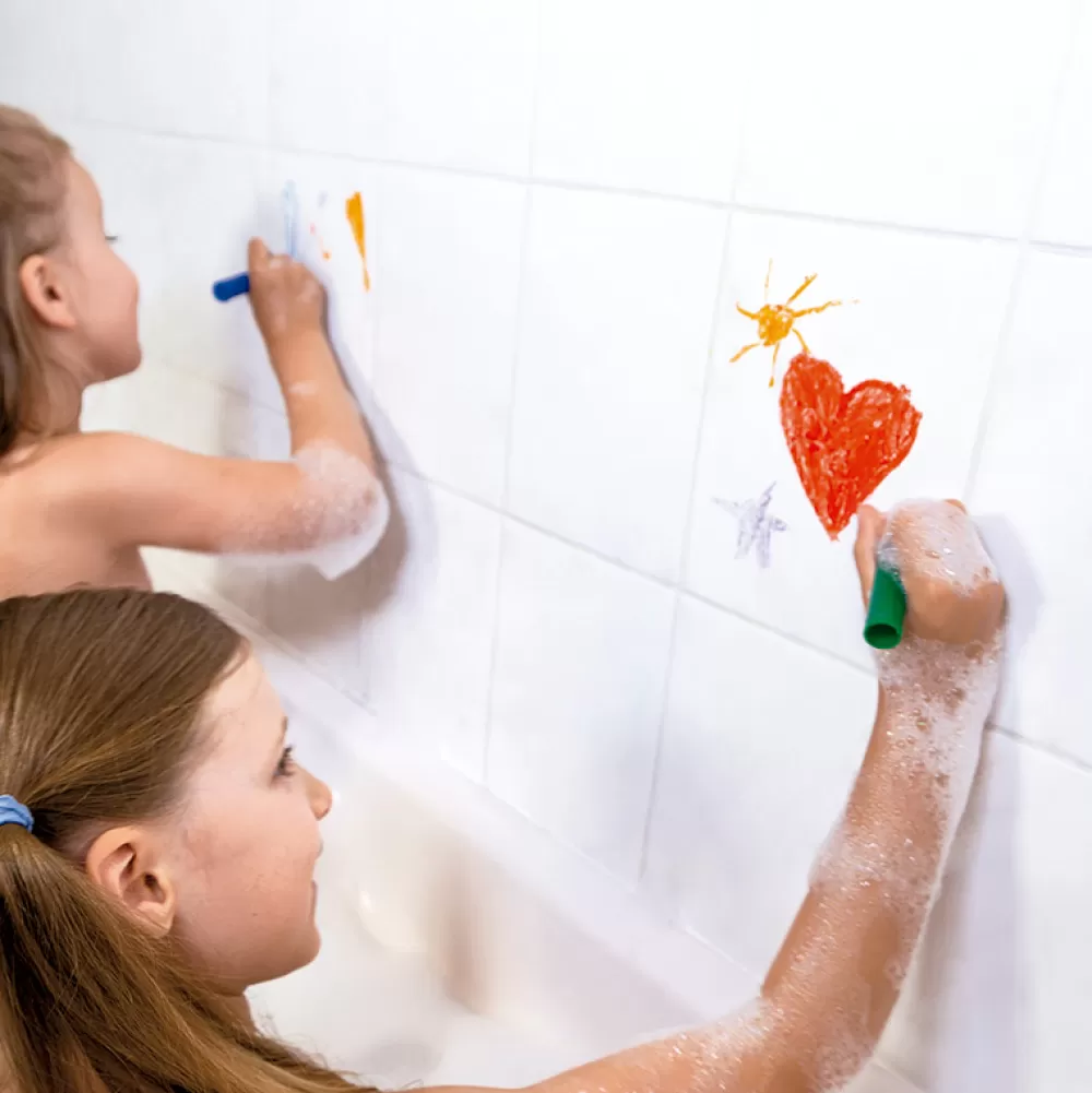 Store Ceras Y Esponja Para Colorear En El Baño Manualidades