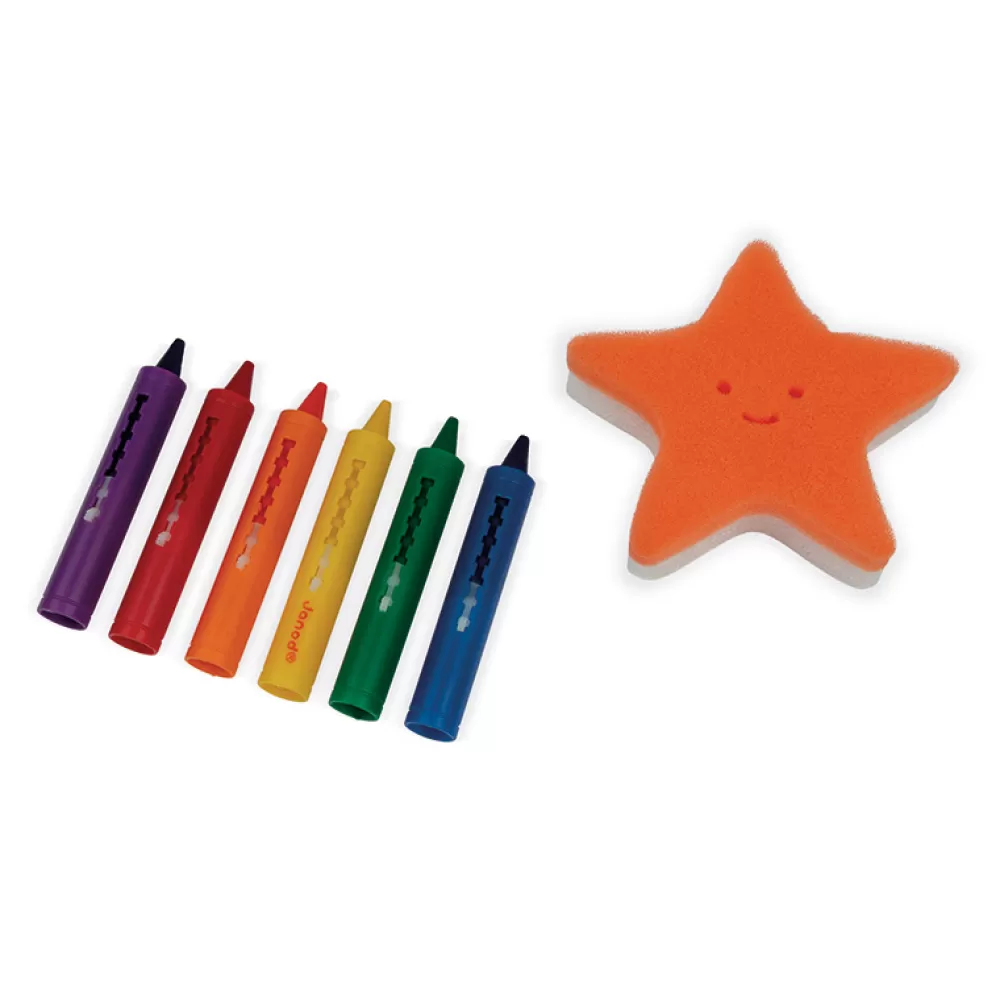 Store Ceras Y Esponja Para Colorear En El Baño Manualidades