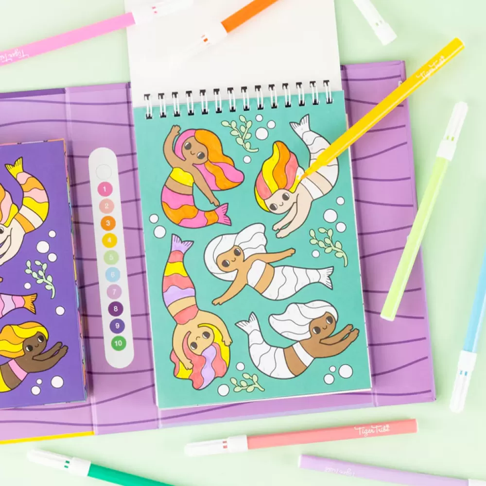 Hot Colorear Por Numeros: Sirenas Manualidades