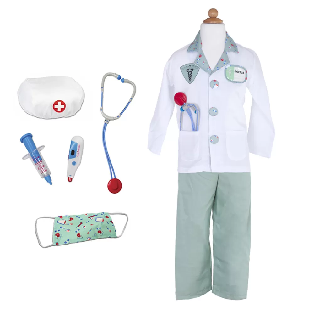 Sale Disfraz Doctor Doctora Con Accesorios 5-6 Años Juego Simbólico