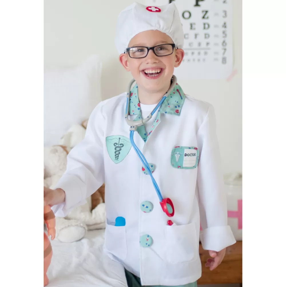 Sale Disfraz Doctor Doctora Con Accesorios 5-6 Años Juego Simbólico