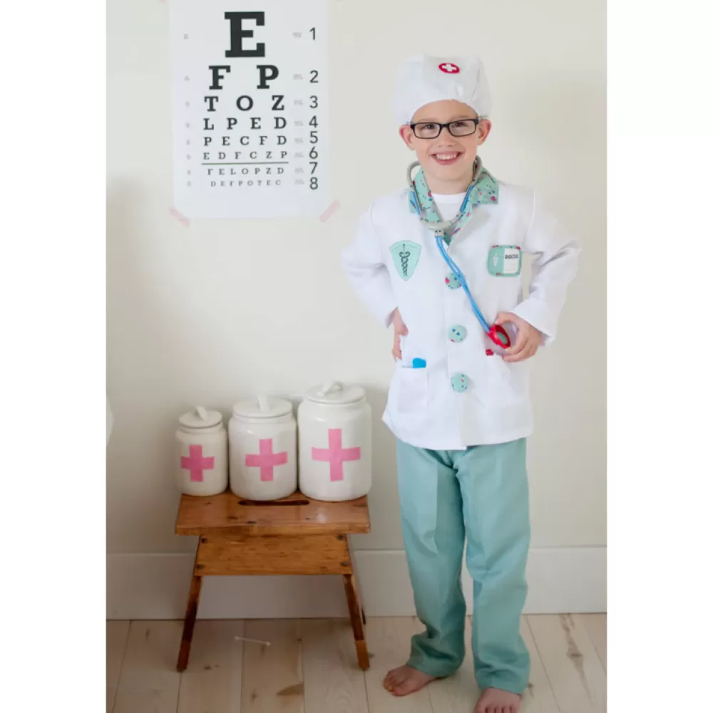 Sale Disfraz Doctor Doctora Con Accesorios 5-6 Años Juego Simbólico
