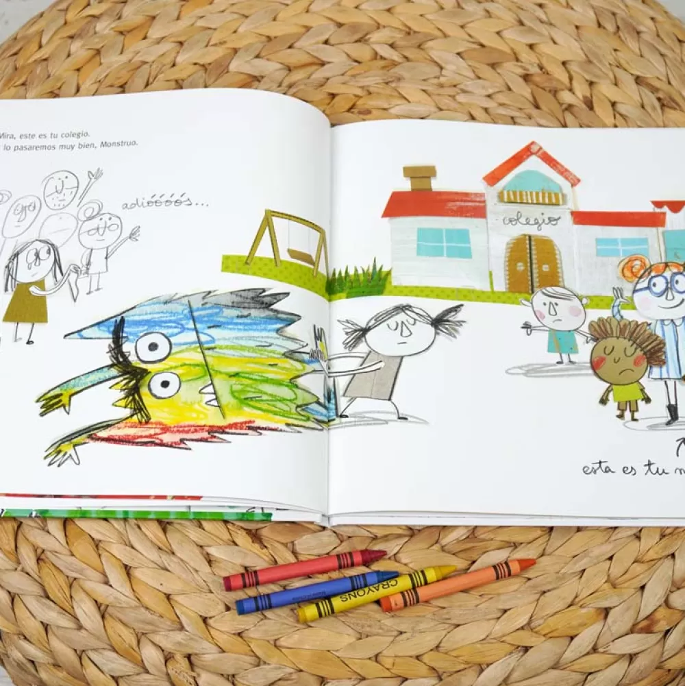 Sale El Monstruo De Colores Va Al Cole Libros Con Valores
