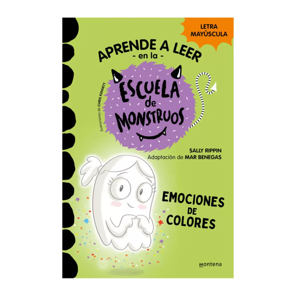 Hot Escuela De Monstruos 8: Emociones De Colores Libros En Mayúsculas