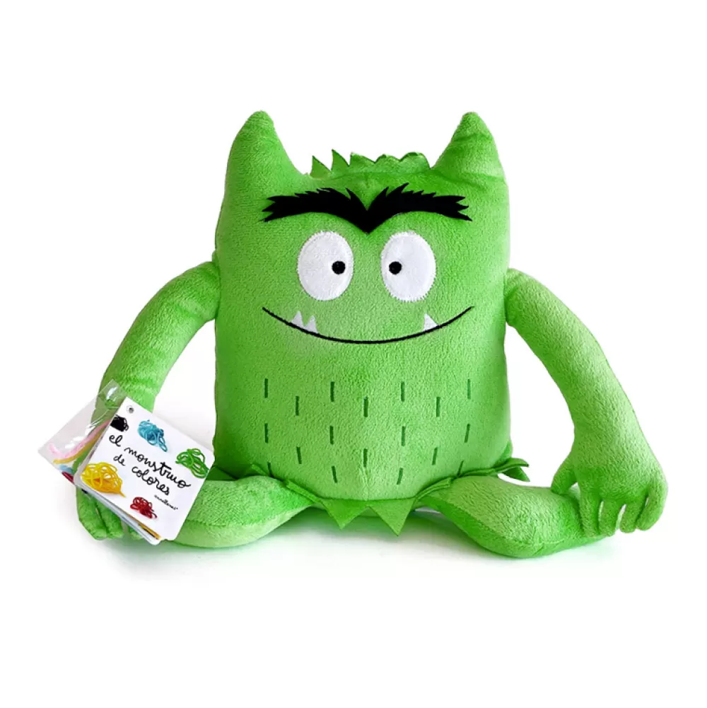 New Peluche Monstruo De Colores Verde Peluches