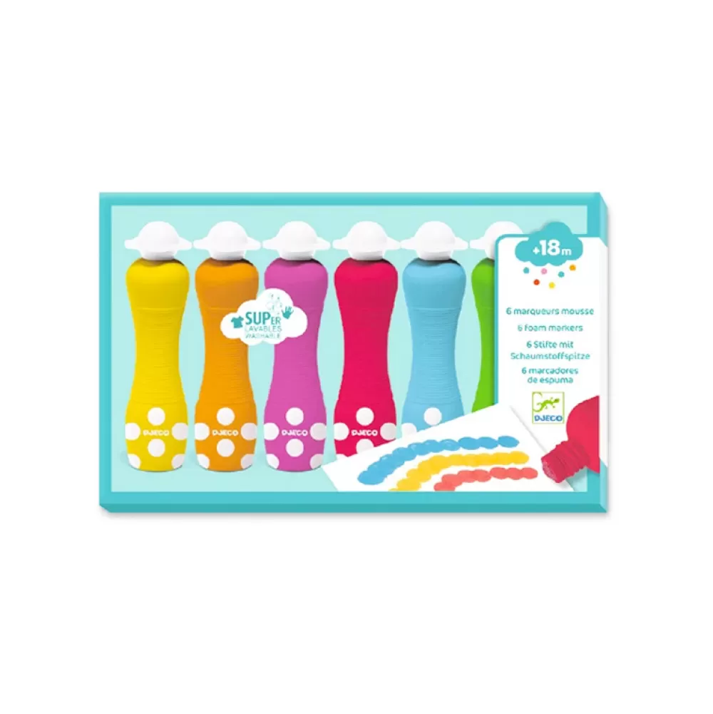 Cheap Set De 6 Marcadores De Espuma Manualidades