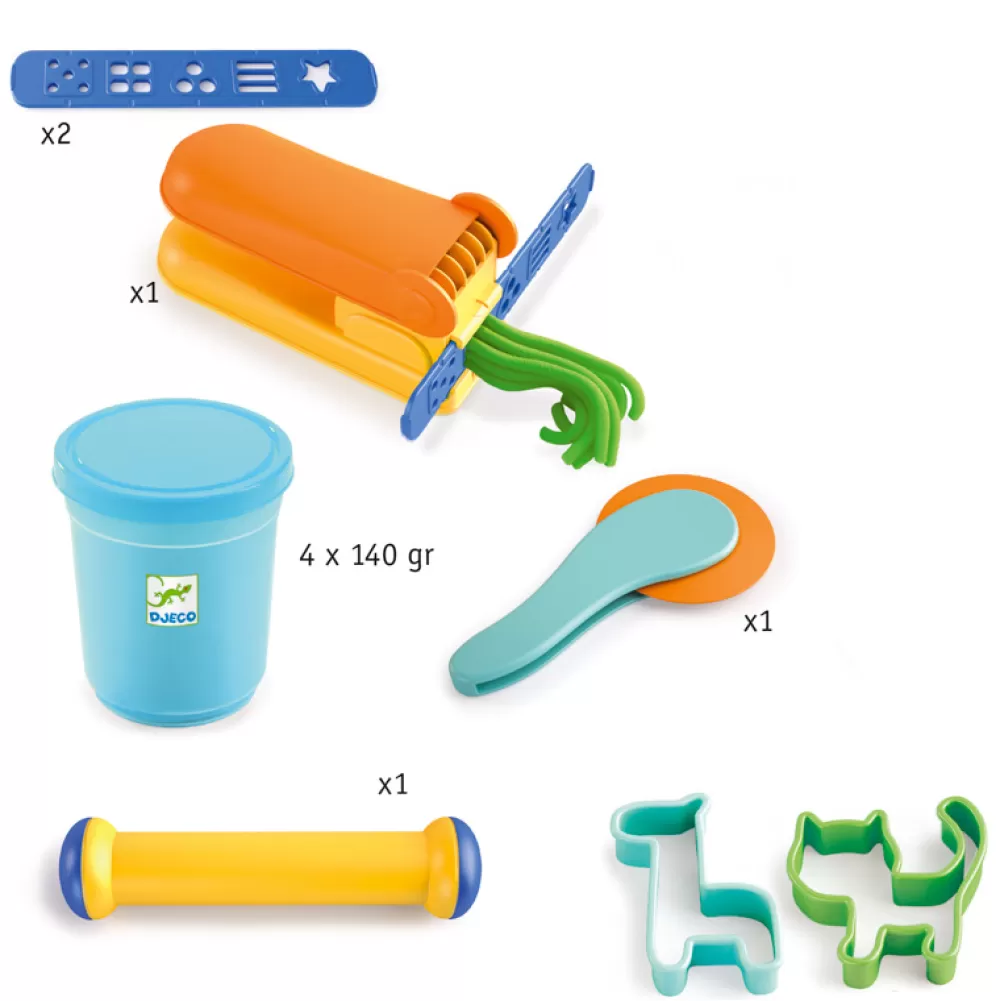 Hot Set De Plastilina Con Accesorios Colores Pastel Manualidades