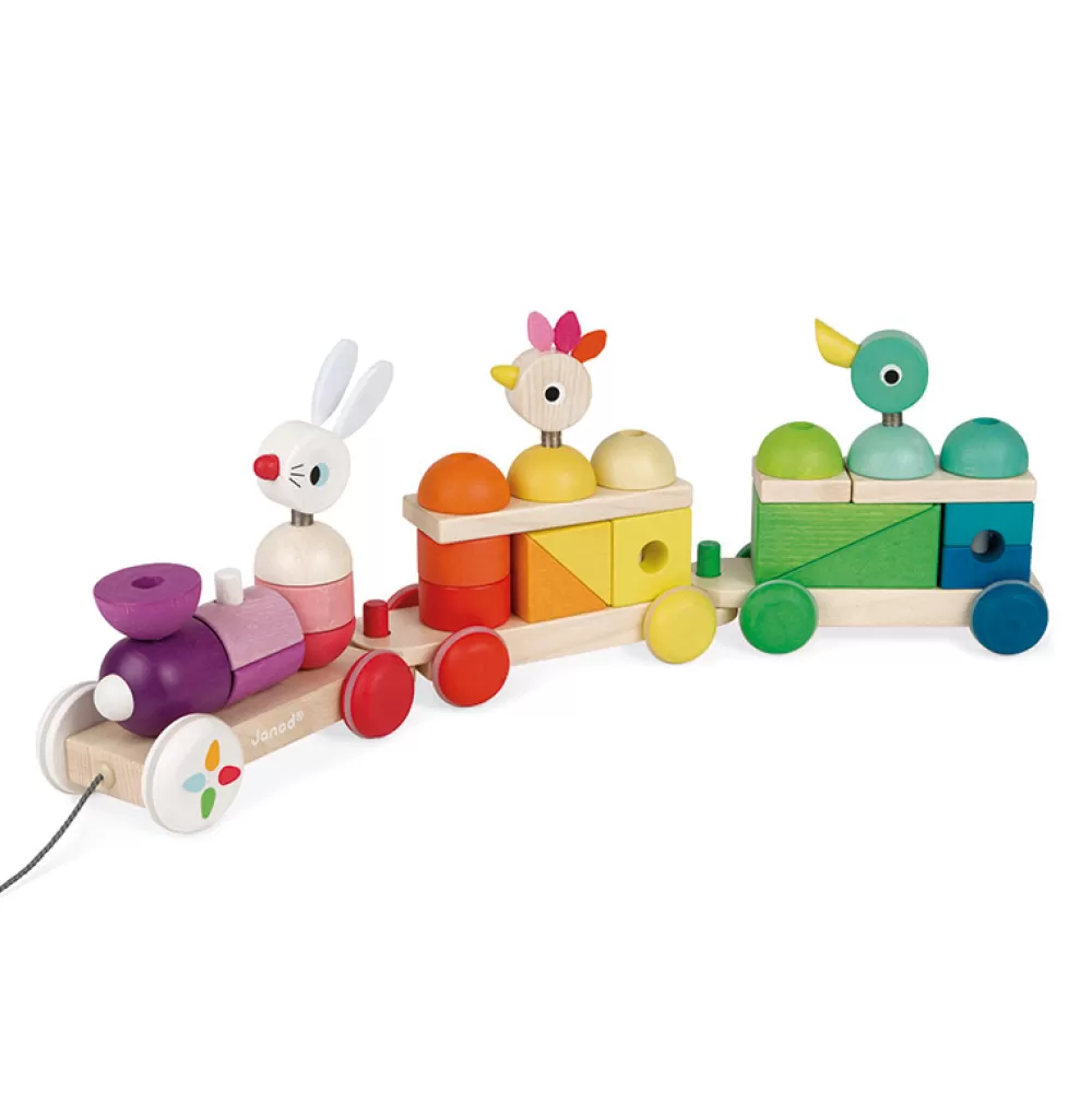 Discount Tren Gigante Multicolor Zigolos Bloques Y Construcciones